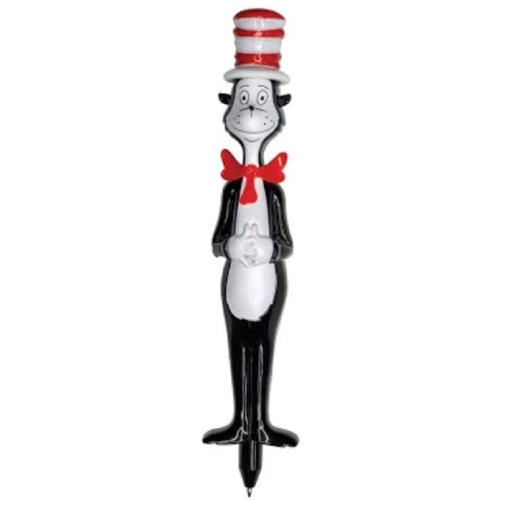 Dr. Seuss Pen New 3 For $10.00 The Cat and The Hat - Picture 1 of 1